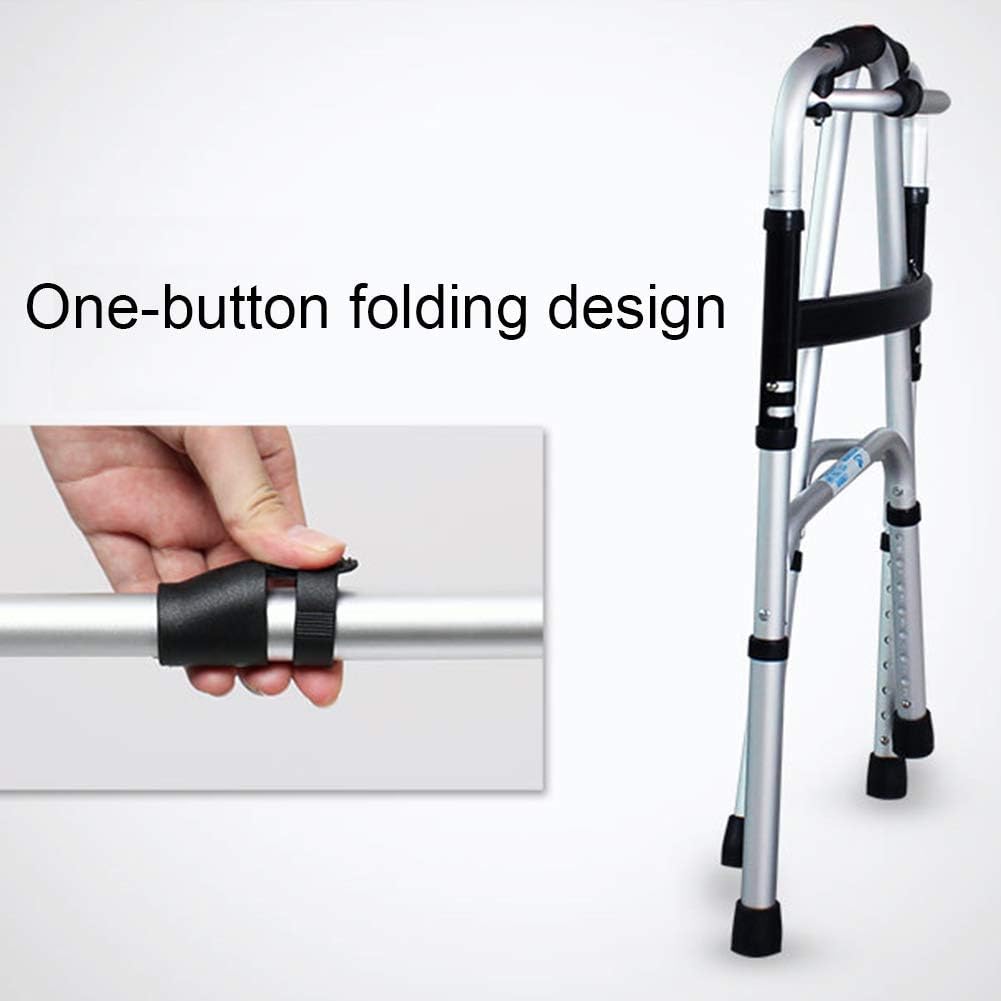 アルミ歩行器 ミニタイプ 固定型 前輪固定キャスター付 HKM-120[検索用